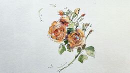 Colorierung Rose